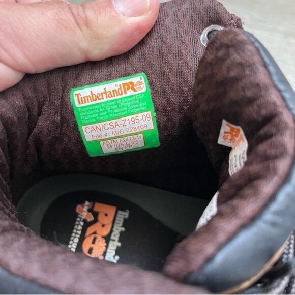 Timberland PRO TB052556 214 – Men’s Size 8 – Steel Toes - Black and Brown sz 8 - Picture 14 of 16